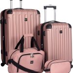 Travelers Club Midtown Hardside 4-Piece Luggage Travel Set， Tan